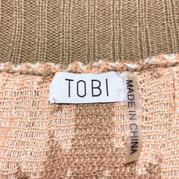 TOBI Graphic southwestern diamond print intarsia cardigan - Picture 7 of 7